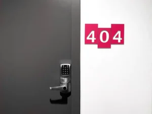a door to 404
