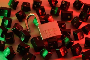 unlocked lock with keycap