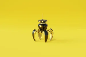 robots in yellow background